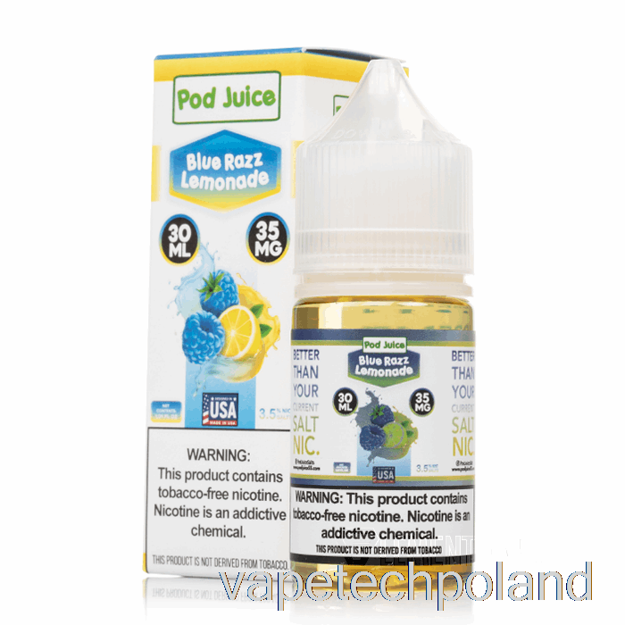 Vape Pen Blue Razz Lemoniada - Sok Ze Strąków - 30ml 55mg